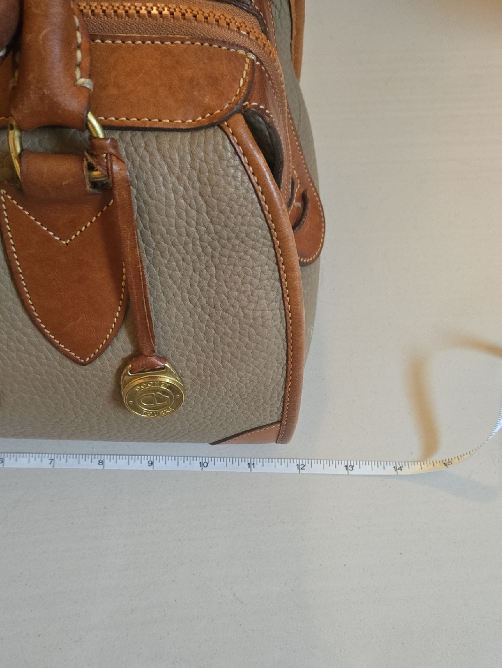 Vintage Dooney & Bourke AWL Satchel – Made in USA Era - Picture 9 of 11